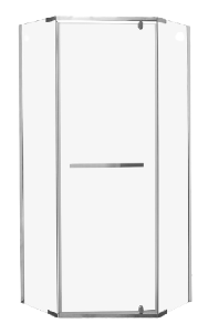Душевое ограждение Cerutti Spa Chika ZP101T 100*100*195 L/R без поддона