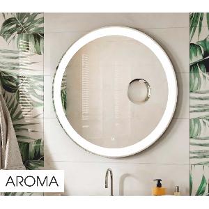 Зеркало Aroma LED D780 ЗЛП436, cенсорный выключатель, холодная подсветка, с линзой