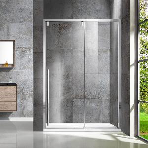 Душевая дверь Vincea Lugano VDS-1L130CL-1 130х195, раздвижная, хром, прозрачное стекло