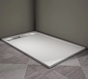 Душевой поддон Veconi Tezeo stone TZ-07, 140x90x3, искусственный камень, белый