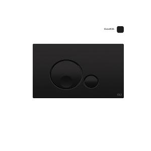 Панель механическая двойная OLI Globe Soft touch 152952 черный матовый