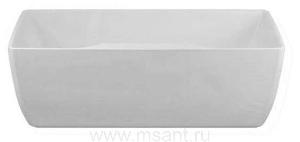 Акриловая ванна Мирсант Sole Alfa 180x76 (отдельностоящая) с щелевым переливом
