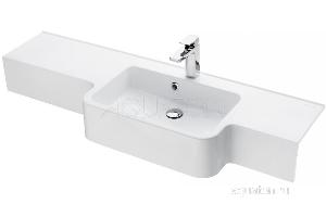 Раковина AQUATON Hotel B 151 правая белая 1A709531PI01P