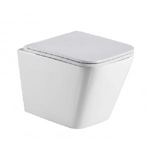 Подвесной унитаз WeltWasser Gelbach 041 GL-WT 34*49 белый глянец безободковый с крышкой-сиденьем микролифт Slim