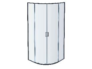 Душевой уголок Aquatek, двери раздвижные 90x90x200, черный, стекло прозрачное