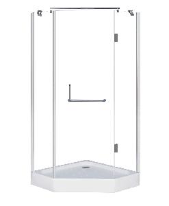 Душевое ограждение Grossman Classic GR-8090 90*90*205 L/R с поддоном