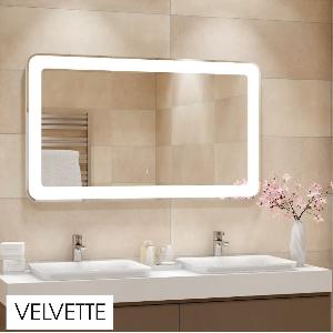 Зеркало Velvette LED 120х70 ЗЛП467 сенсорный выключатель, холодная подсветка