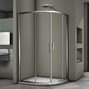 Душевой уголок Veconi Rovigo RV-08, 120x90x190, хром, стекло прозрачное