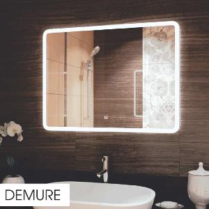 Зеркало Demure LED 100х70 ЗЛП1134 cенсорный выключатель, холодная подсветка, подогрев