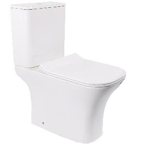 Унитаз-компакт Cerutti SPA VETTORE CT7192 34*65 напольный безободковый с крышкой-сиденьем микролифт Slim