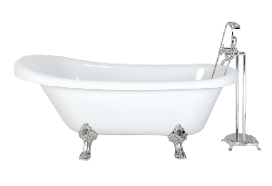 Акриловая ванна Cerutti Spa Classic 170x79 на львиных лапах (хром)