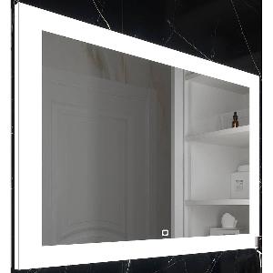 Зеркало Relax LED 100х70 ЗЛП470 cенсорный выключатель, холодная подсветка