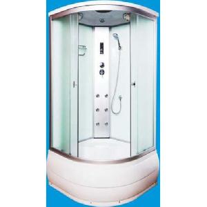 Душевая кабина Водный мир ВМ-888 Е 90x90 см, белая матовые стекла