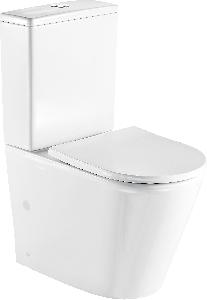 Унитаз-компакт WeltWasser Salzbach 001 GL-WT 36*60,5 белый глянец безободковый с крышкой-сиденьем микролифт