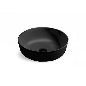 Накладная керамическая раковина Vincea VBS-104MB 41.5х41.5 черный матовый