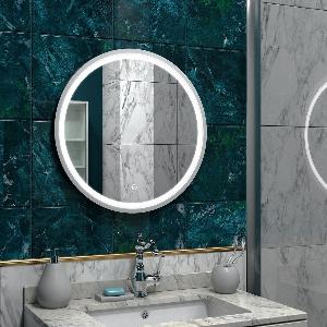 Зеркало Style LED Style White ЗЛП682/1, cенсорный выключатель, холодная подсветка