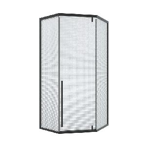 Душевое ограждение Cerutti Spa C3ABD L/R рифленое стекло 90x90x195, без поддона