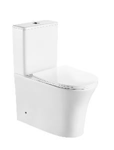 Унитаз-компакт Cerutti Spa Adige MW 38*63 безободковый с крышкой-сиденьем микролифт Slim
