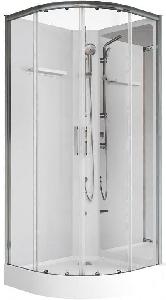 Душевая кабина Aquanet Passion R 2.0 90x90 без крыши, прозрачное стекло