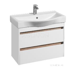 Тумба под раковину AQUATON Нортон 80 белая 1A248901NT010