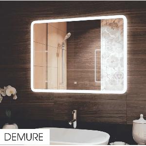 Зеркало Demure LED 80x60 ЗЛП221 cенсорный выключатель, холодная подсветка