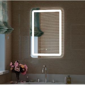 Зеркало Lucia LED 70х90 ЗЛП627 сенсорный выключатель, холодная подсветка