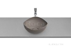 Раковина Roca Ruy Ohtake накладная D375 кофе матовый 327A15660
