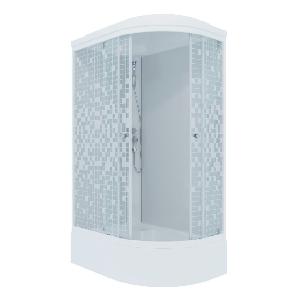 Душевая кабина Тритон Коралл 120x80 В мозаика левая, средний поддон