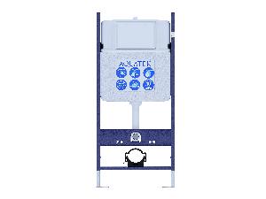Инсталляция для подвесного унитаза Aquatek ECO Standart 1130*500*100мм + звукоизоляционная прокладка (без верхней планки)