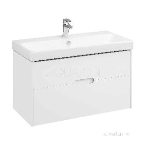 Тумба под раковину AQUATON Оливия 90 белый матовый 1A254401OL010