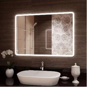 Зеркало Demure LED 100х70 ЗЛП244 cенсорный выключатель, холодная подсветка