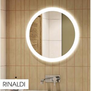 Зеркало Rinaldi LED 77x77 ЗЛП39, cенсорный выключатель, холодная подсветка