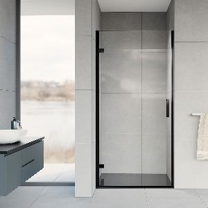 Душевая дверь Flex VDP-1F900CLB, 90, черный, стекло прозрачное