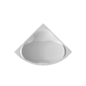 Акриловая ванна 1Marka LUXE 155х155 (комплект)