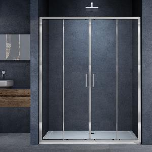 Душевая дверь Vincea Alpha VDS-3AL2170CL 170х190, 2 двери, хром, прозрачное стекло