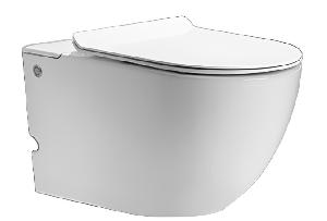 Подвесной унитаз Cerutti Spa Barbaria Aria CT7277 36*58,5 с крышкой-сиденьем микролифт Slim, с импульсным сливом и инсталляцией