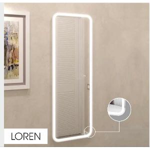 Зеркало Loren LED 45,5х135 ЗЛП430 cенсорный выключатель, холодная подсветка