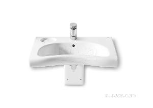 Раковина Roca Meridian 70х57, 1 отверстие, для людей с огр. возможностями 32724H000