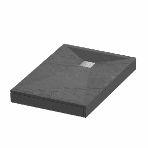 Душевой поддон Grossman Strong прямоугольник графит GR-S280100Q 100*80*12,5 с экраном