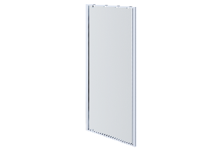 Душевая дверь Aquatek распашная 80x200 хром, стекло прозрачное