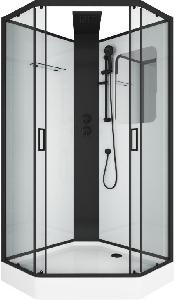 Душевая кабина Grossman Elegans GR250D 100х100х217 L/R без крыши