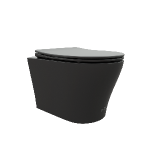 Подвесной унитаз Cerutti Spa Adige Aria MB 36*49 безободковый с крышкой-сиденьем микролифт Slim