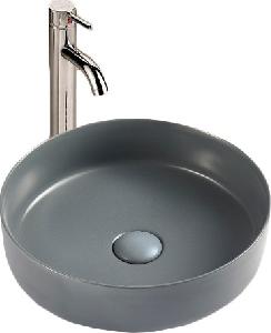 Накладная раковина WeltWasser Elbach 3134 MDG 35,5*35,5 темно-серая матовая