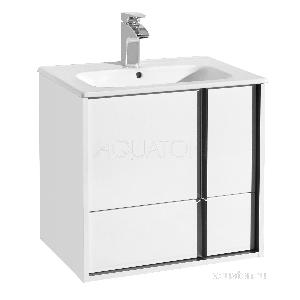 Тумба под раковину AQUATON Ривьера 60 белый матовый 1A238801RVX20