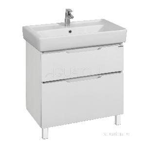 Тумба под раковину AQUATON Дакота 80 белая, выбеленное дерево 1A202901DAAY0