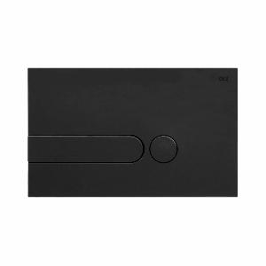 Панель механическая двойная OLI I-PLATE soft-touch 670005 черная