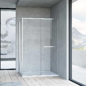 Душевой уголок Slim Soft VSR-1SS1012CL, 120*100, хром, стекло прозрачное