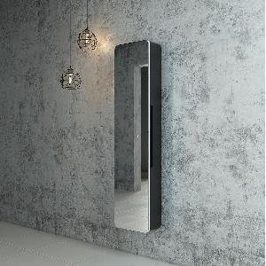 Зеркало-пенал Eltoro Black LED 60х156 МВК112 cенсорный выключатель, холодная подсветка