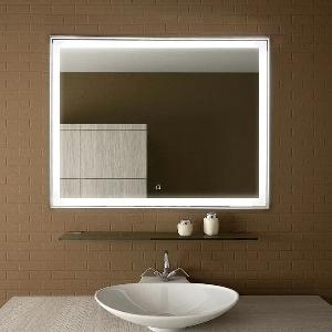 Зеркало Aralia LED 100x70 ЗЛП446, cенсорный выключатель, холодная подсветка