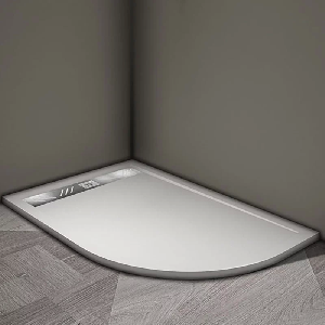 Душевой поддон Veconi Tezeo stone TZ-06L, 120x90x3, искусственный камень, белый